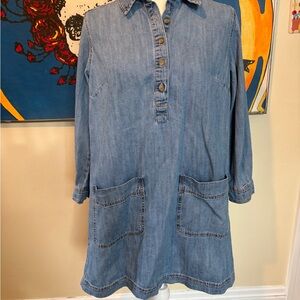 Old Navy Blue Denim Dress
